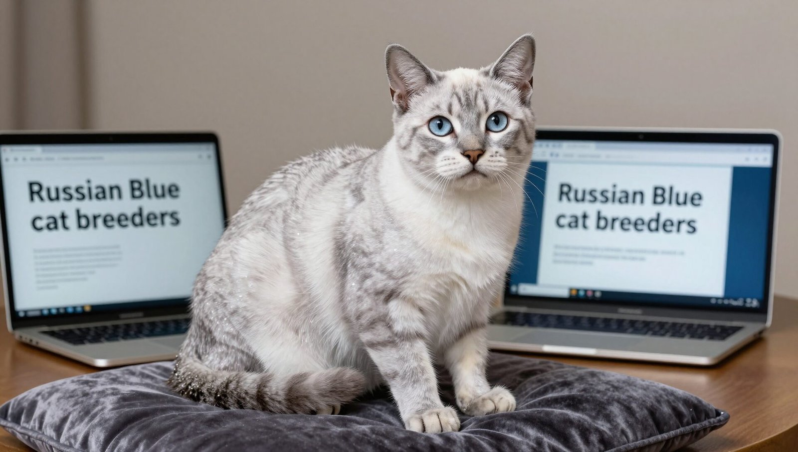 Finding the best Russian Blue cat breeders for your new kitten.